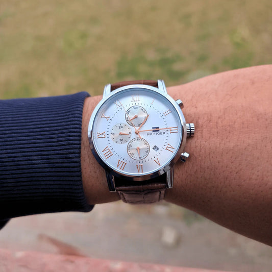 Tommy leather watch