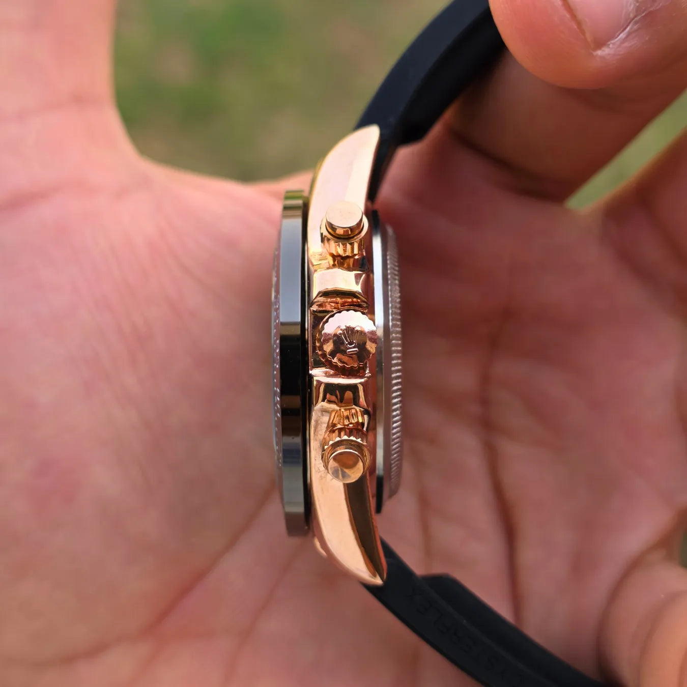 Rolex Rubber Open Case (semi automatic)