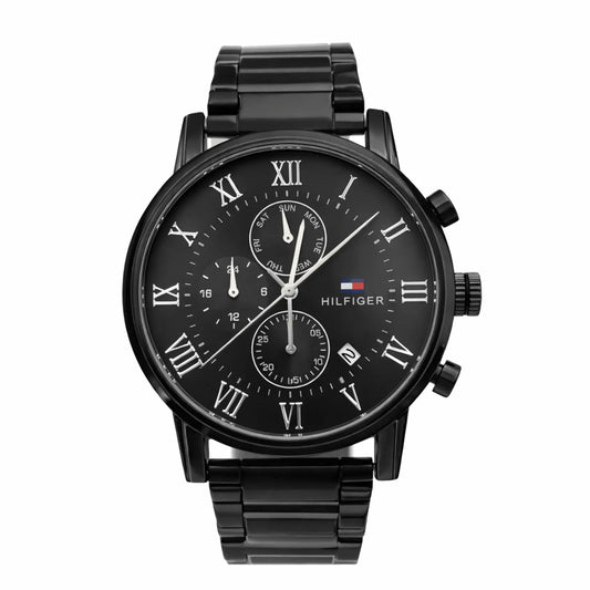 Tommy Metal Watch Black-Black