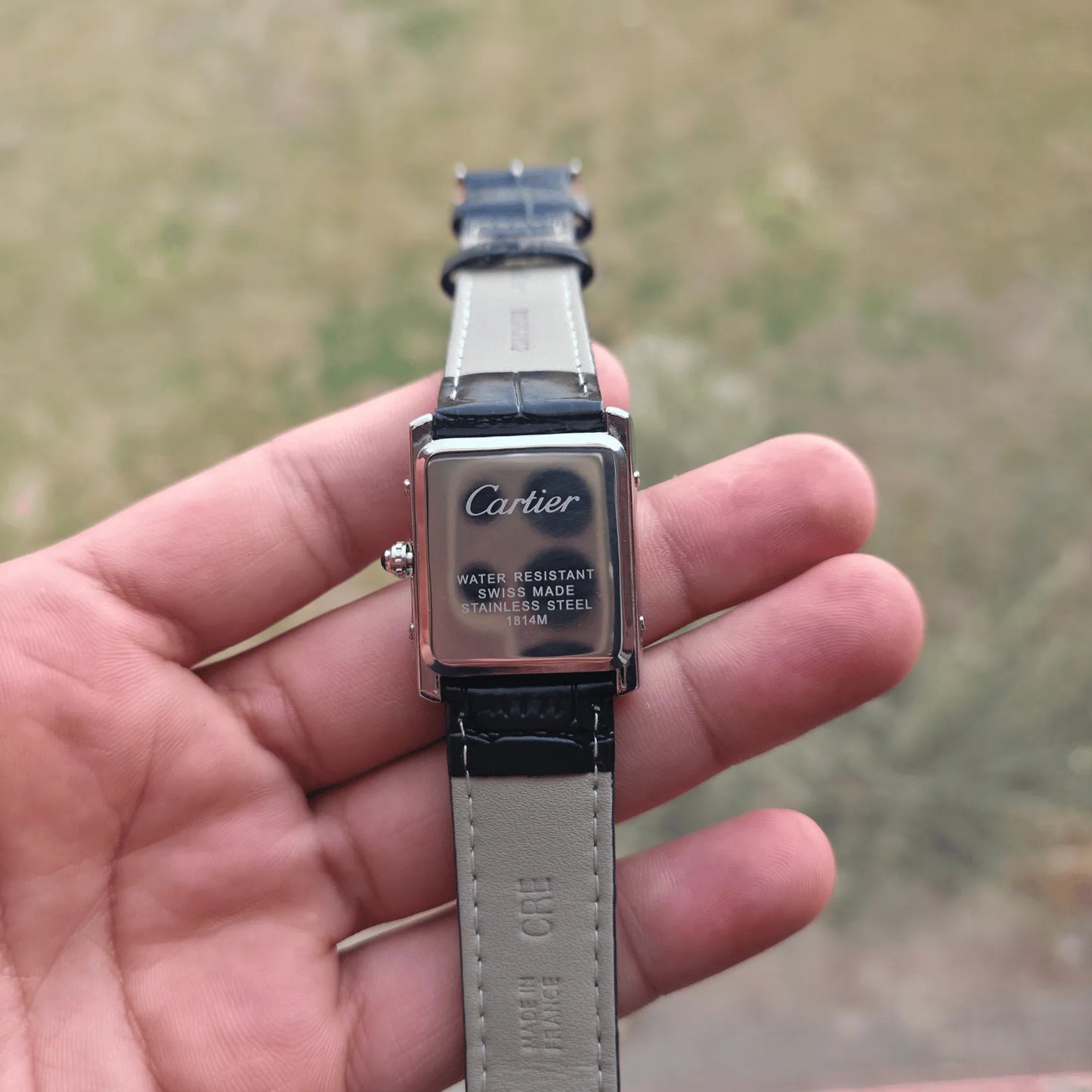 Cartier Tank Leather Black - Black