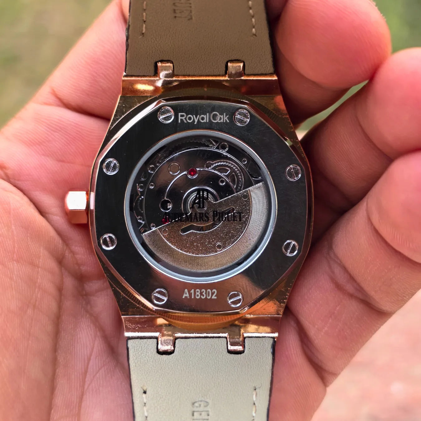 Royal Chrono Leather Watch