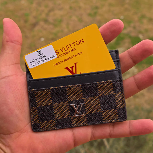 Louis vuitton brown card holder