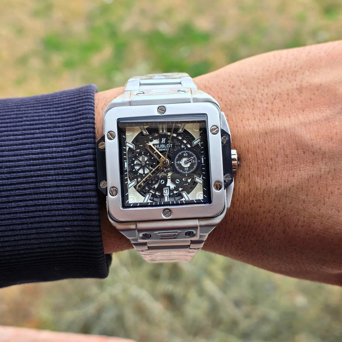 Hublot metal square