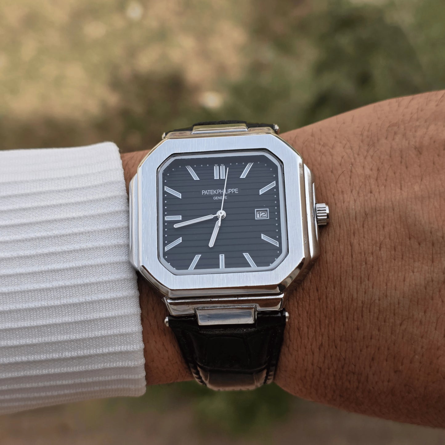 Patek Philippe Square Leather Strap