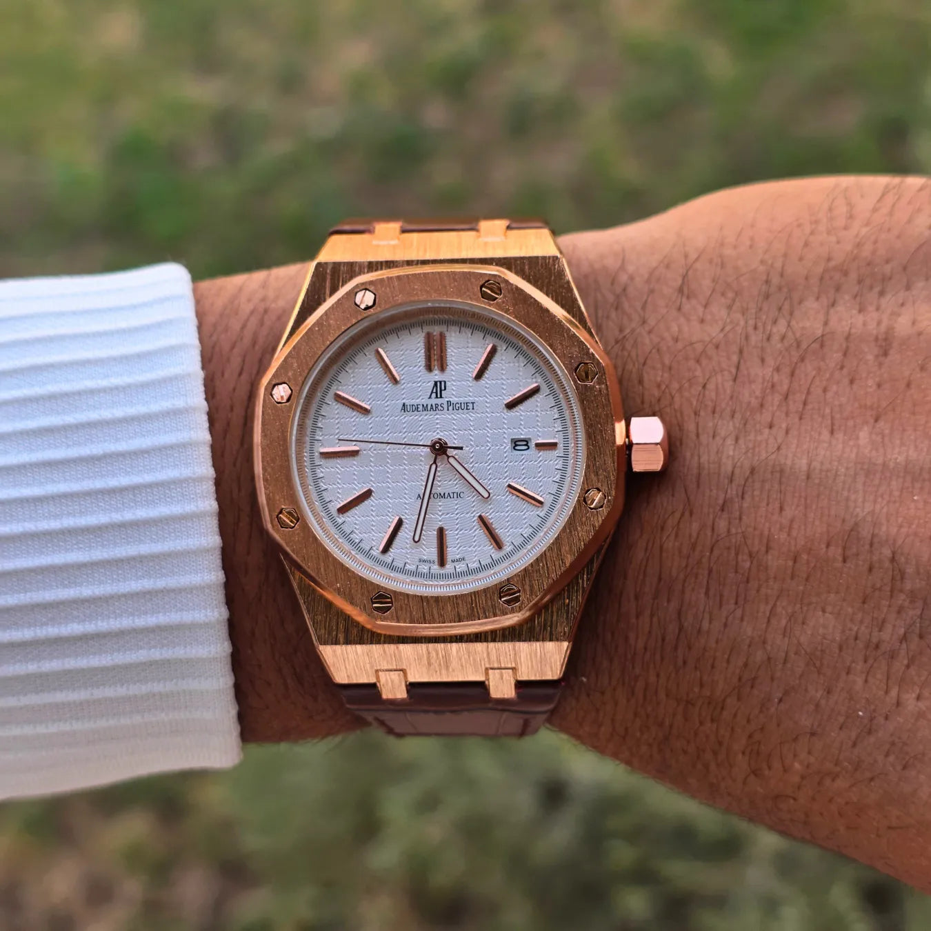 Royal Chrono Leather Watch