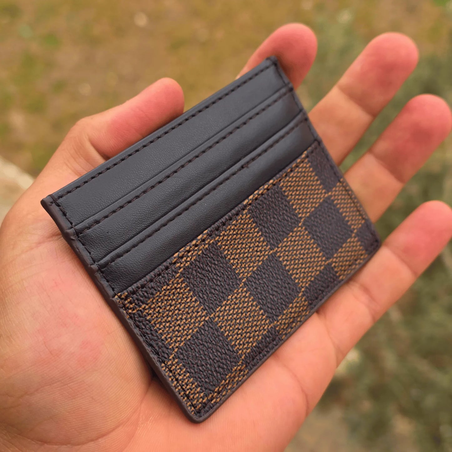 Louis vuitton brown card holder