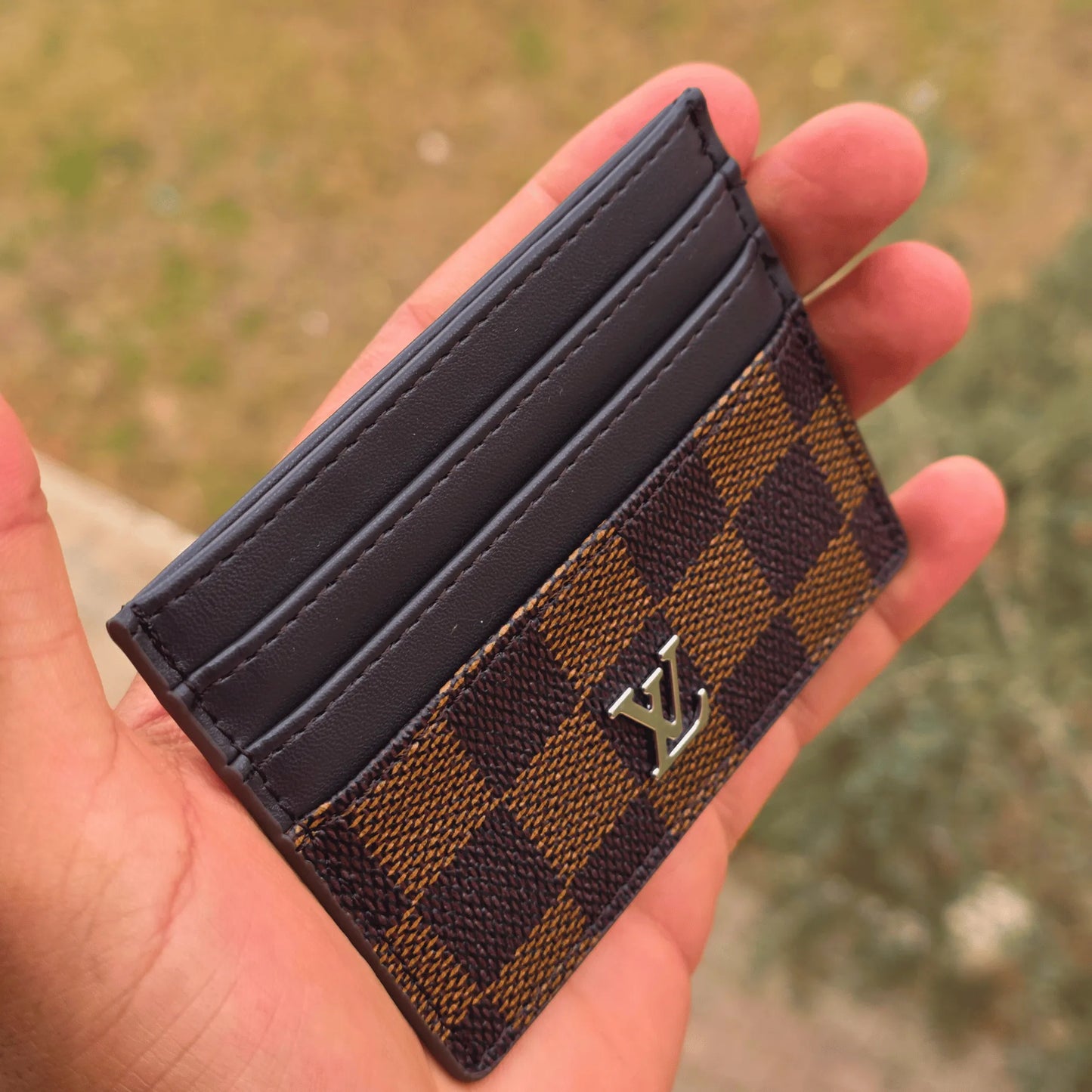 Louis vuitton brown card holder
