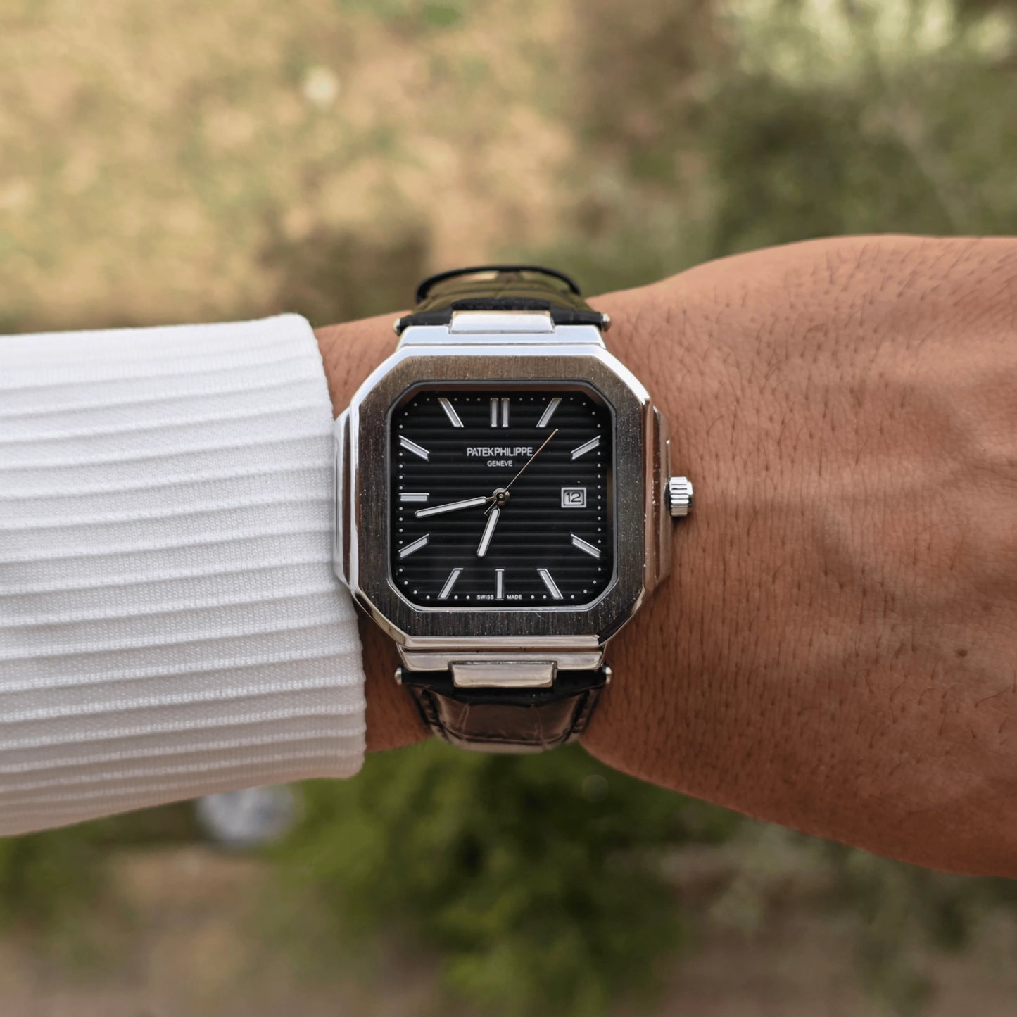 Patek Philippe Square Leather Strap