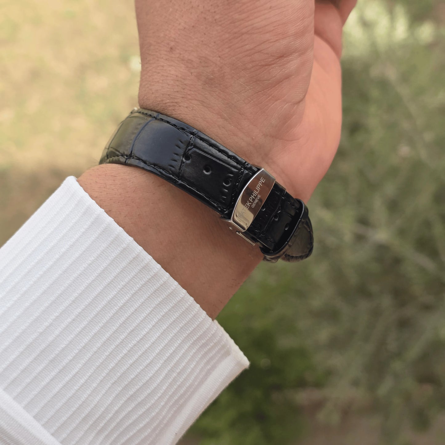 Patek Philippe Square Leather Strap