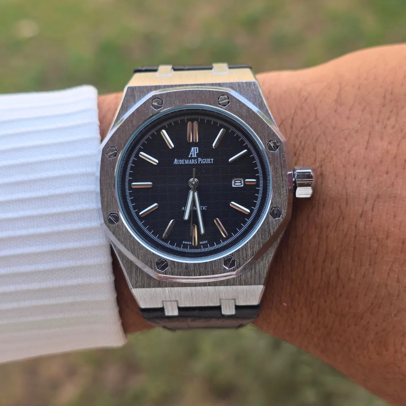 Royal Chrono Leather Watch