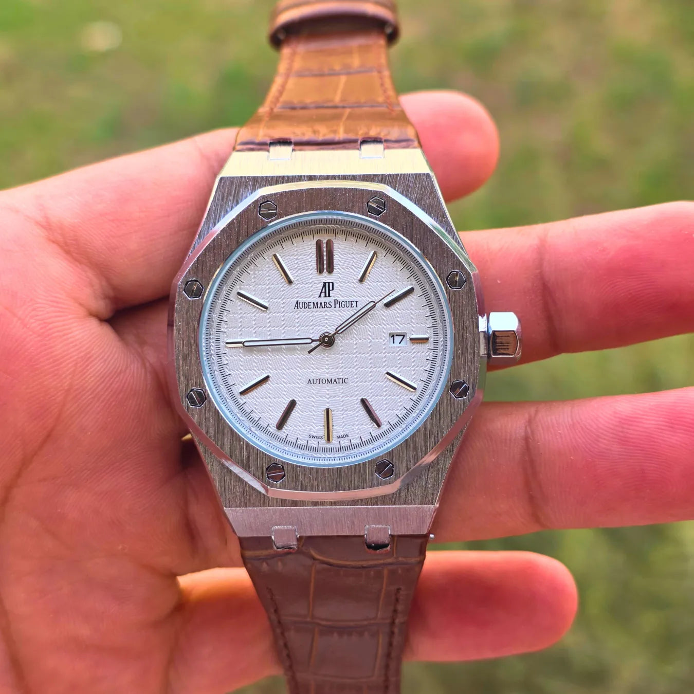 Royal Chrono Leather Watch