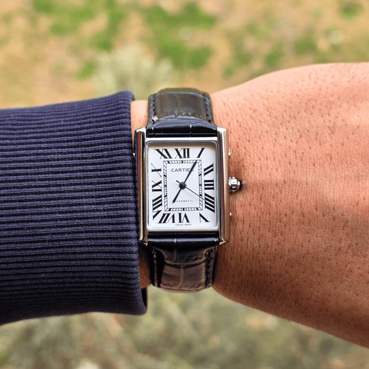 Cartier Tank Leather 22mm