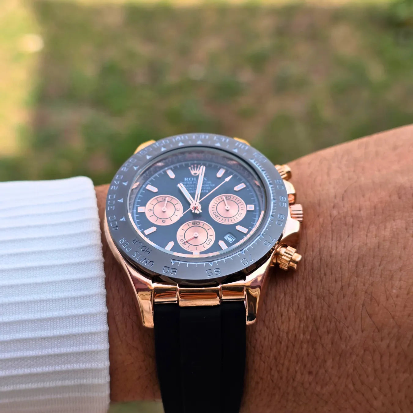 Rolex Rubber Open Case (semi automatic)