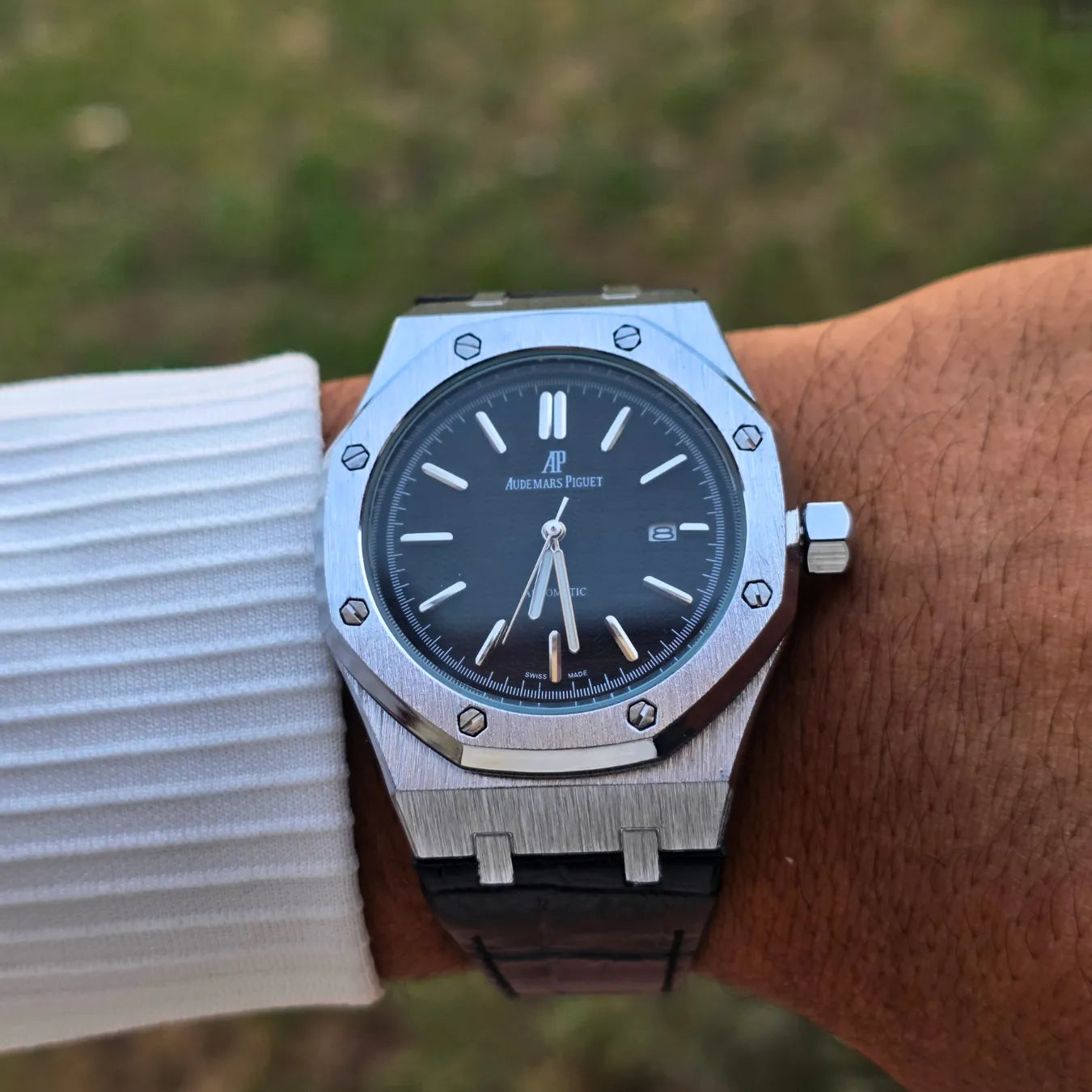 Royal Chrono Leather Watch
