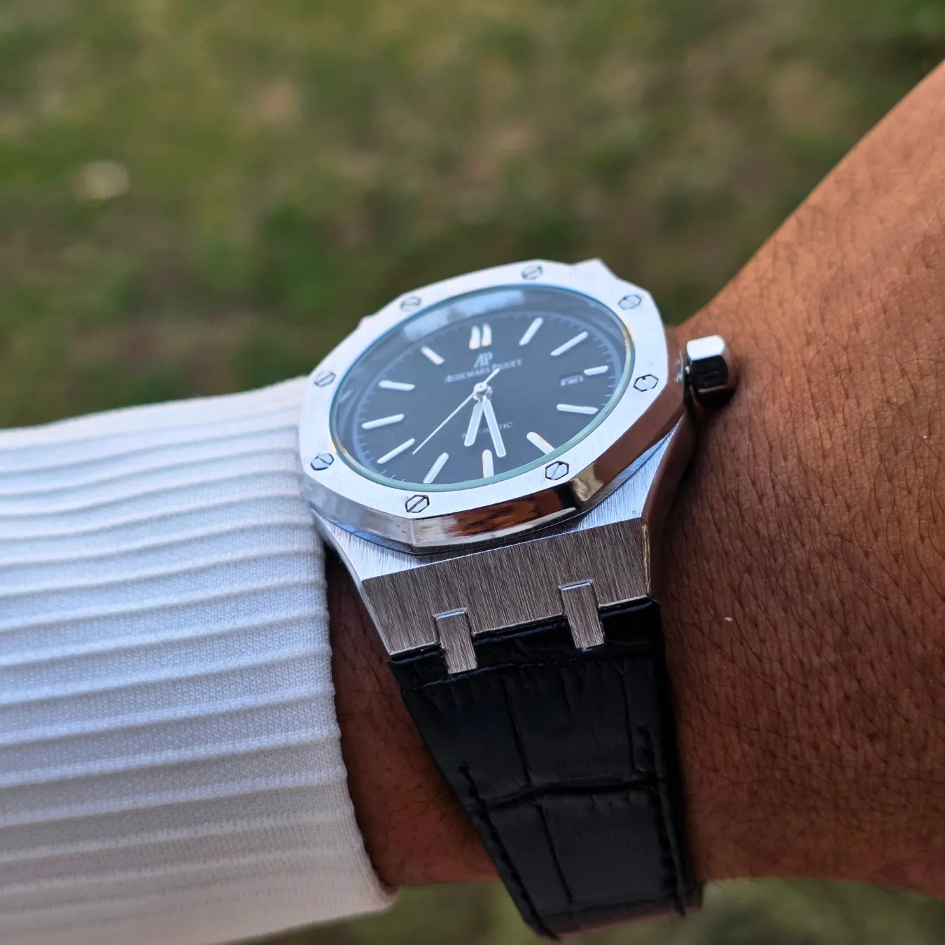 Royal Chrono Leather Watch