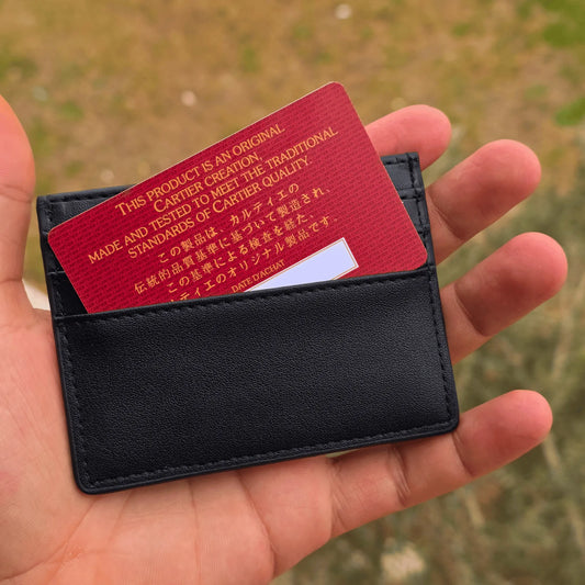 Cartier blackcard holder