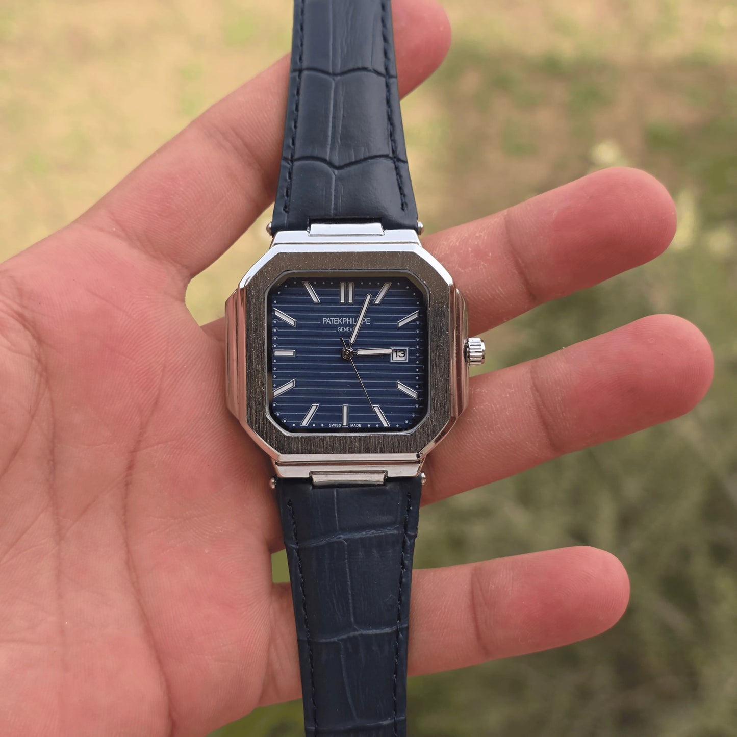 Patek Philippe Square Leather Strap