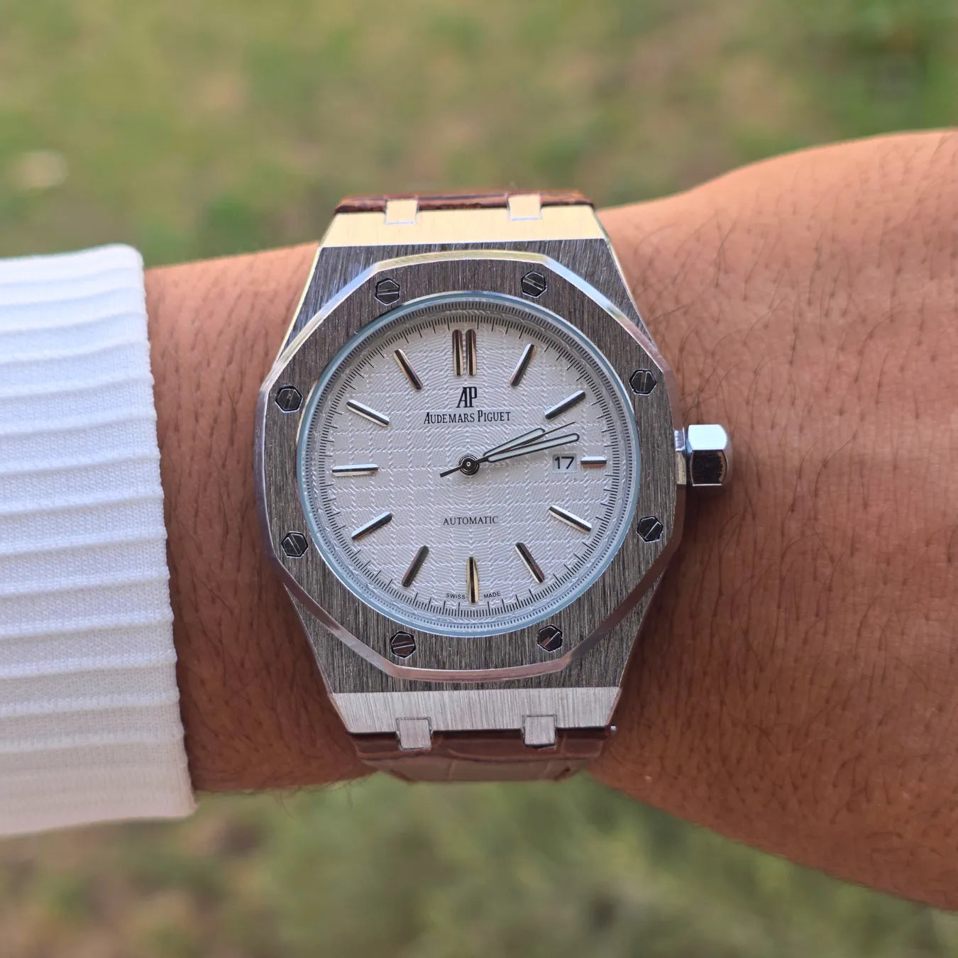 Royal Chrono Leather Watch
