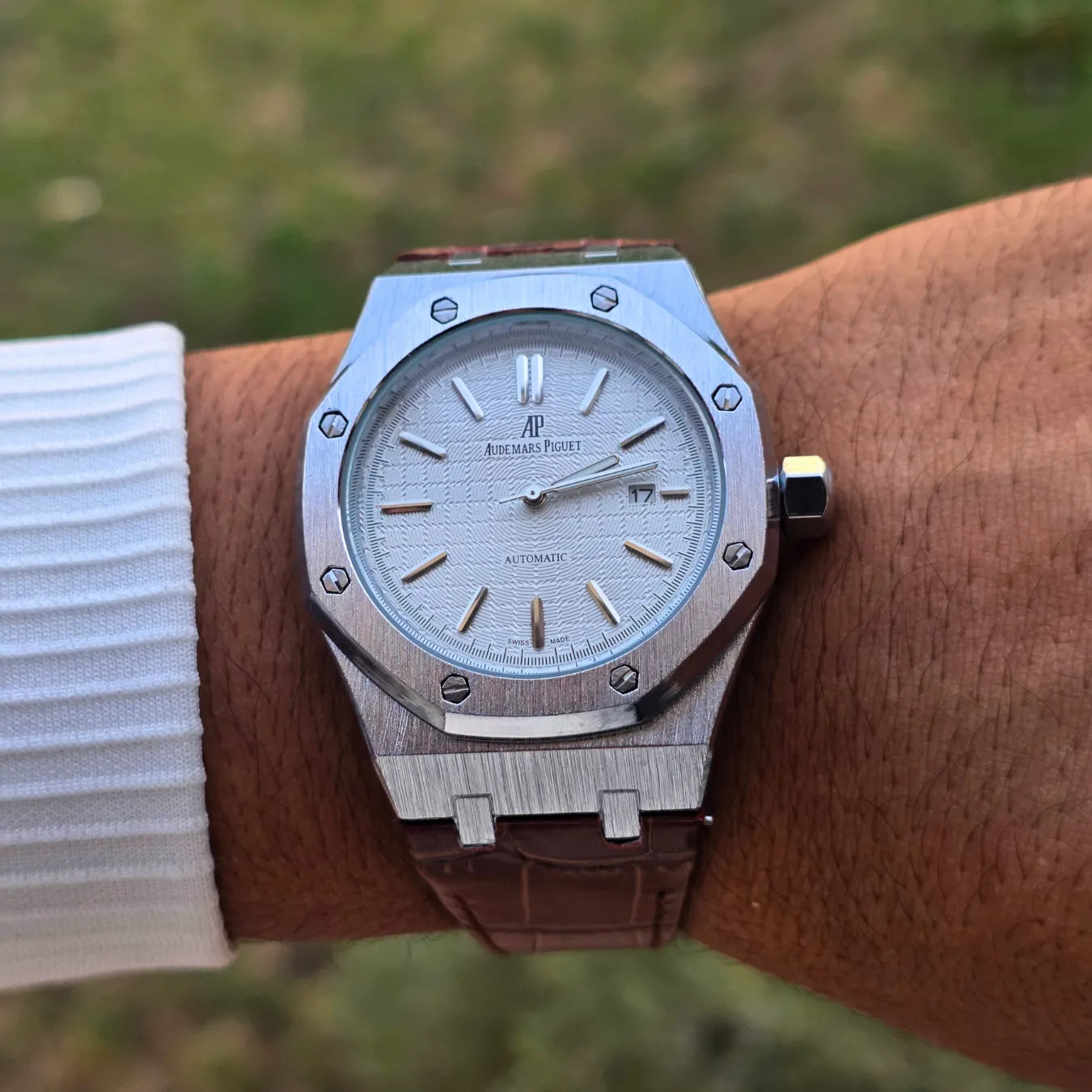 Royal Chrono Leather Watch
