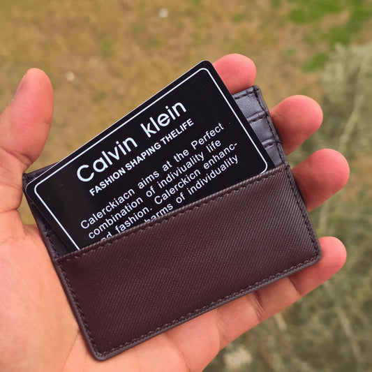 Calvin Klein brown card holder