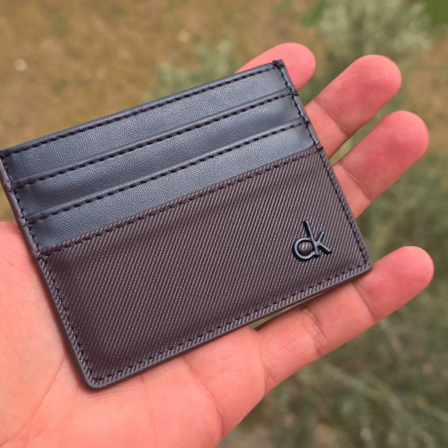 Calvin Klein brown card holder