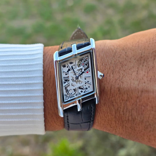 Cartier Tank Asymétrique Skeleton