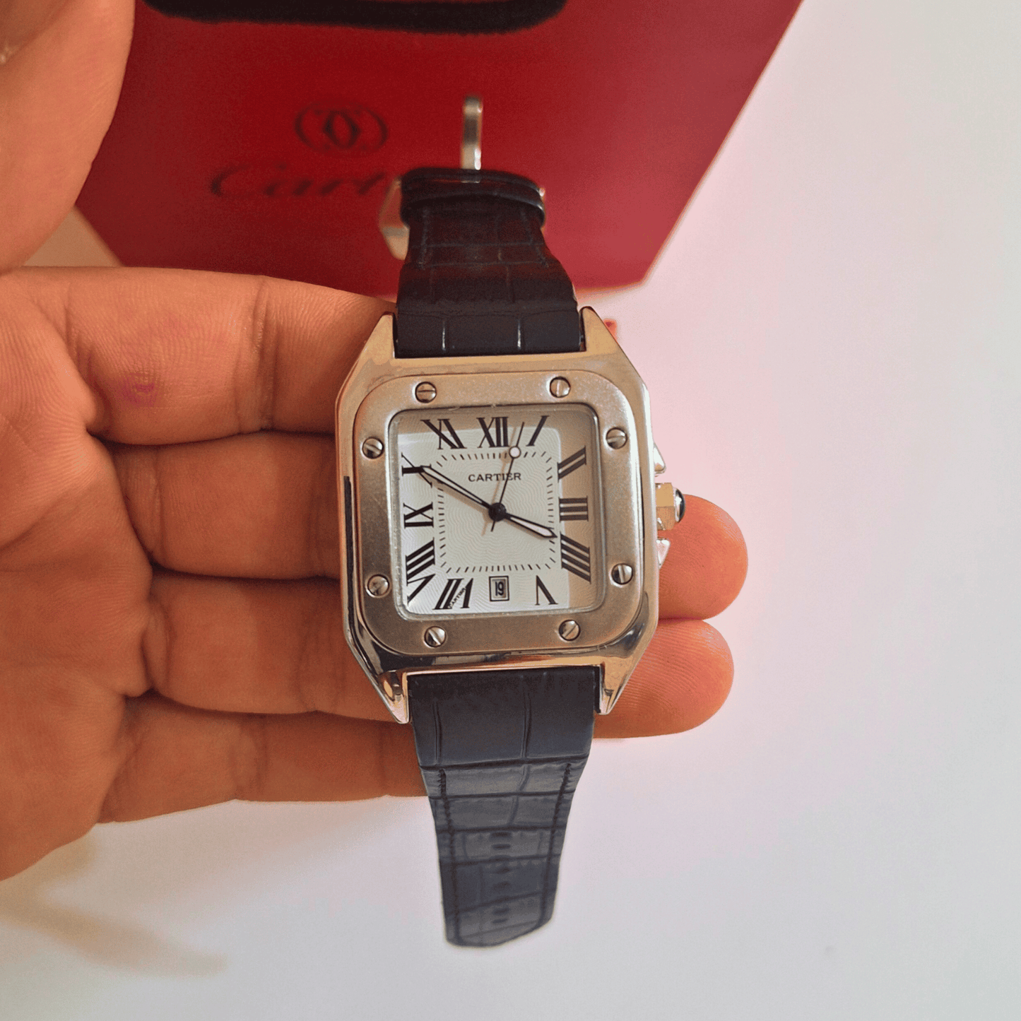 Cartier Santos Leather