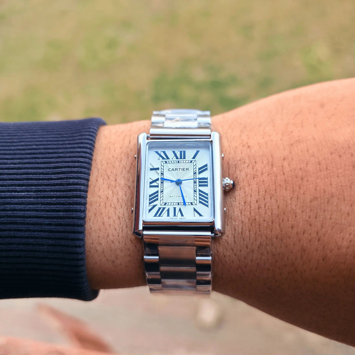 Cartier Tank Metal White - Silver