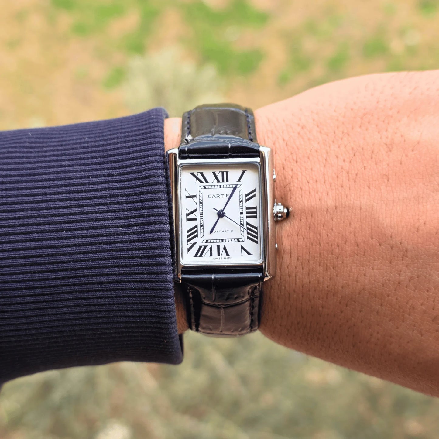 Cartier Tank Leather 22mm