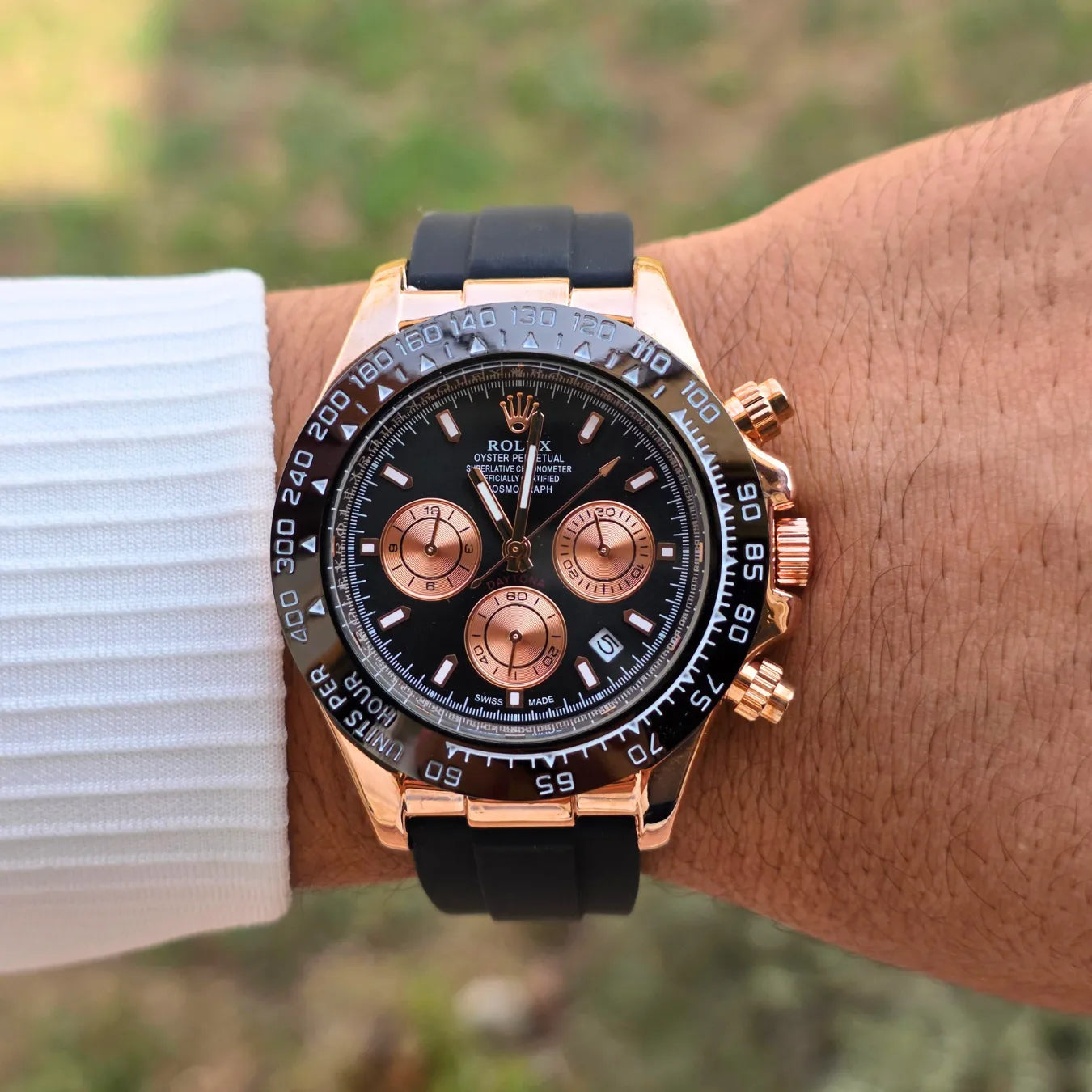Rolex Rubber Open Case (semi automatic)