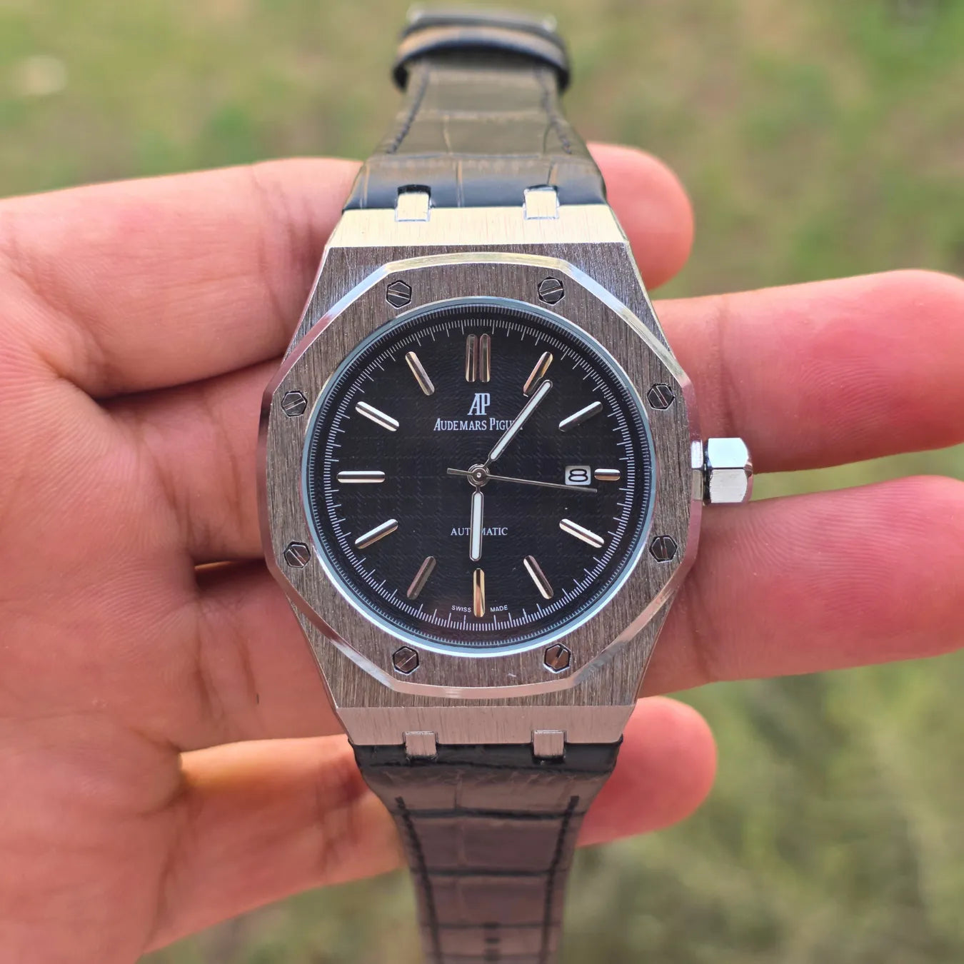 Royal Chrono Leather Watch