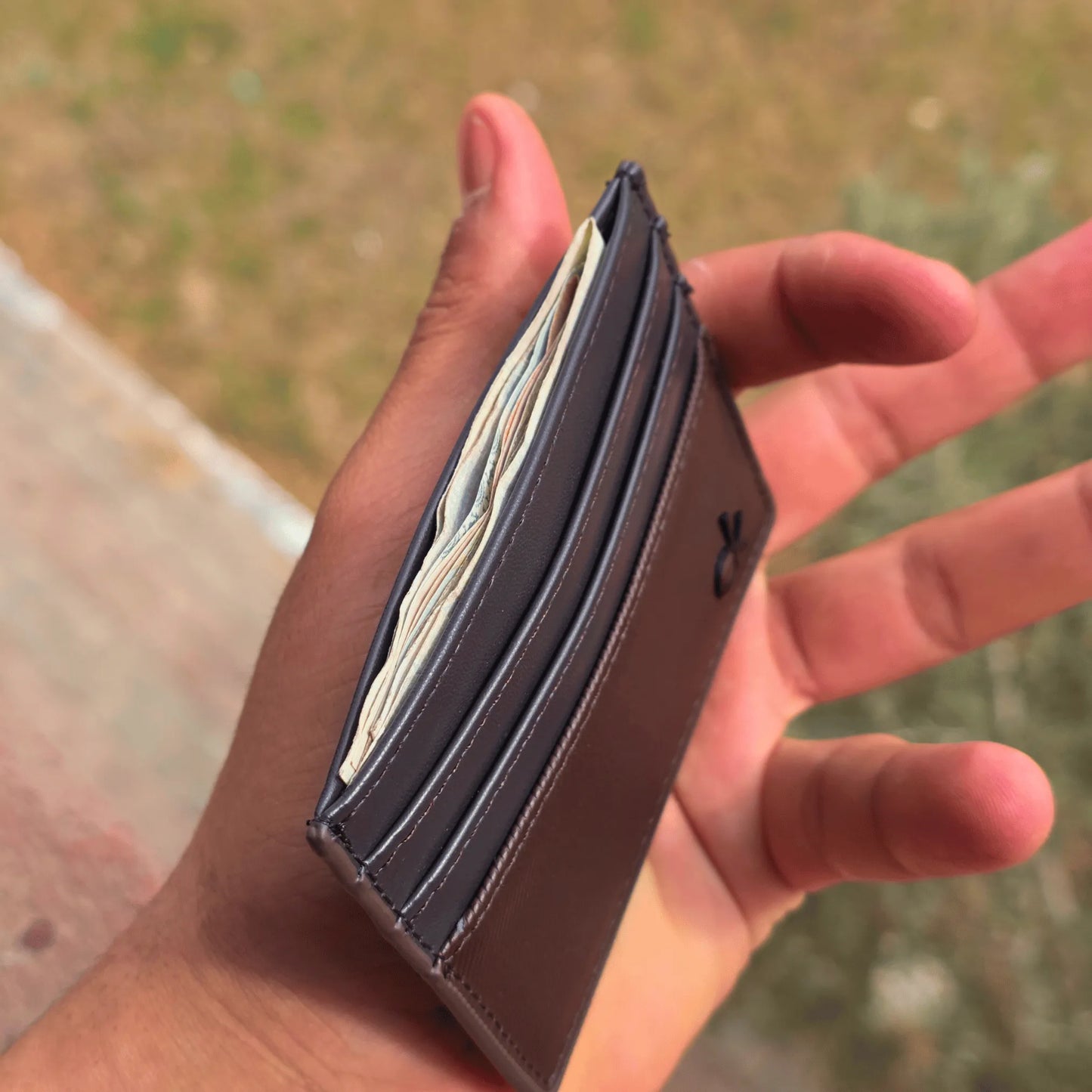 Calvin Klein brown card holder