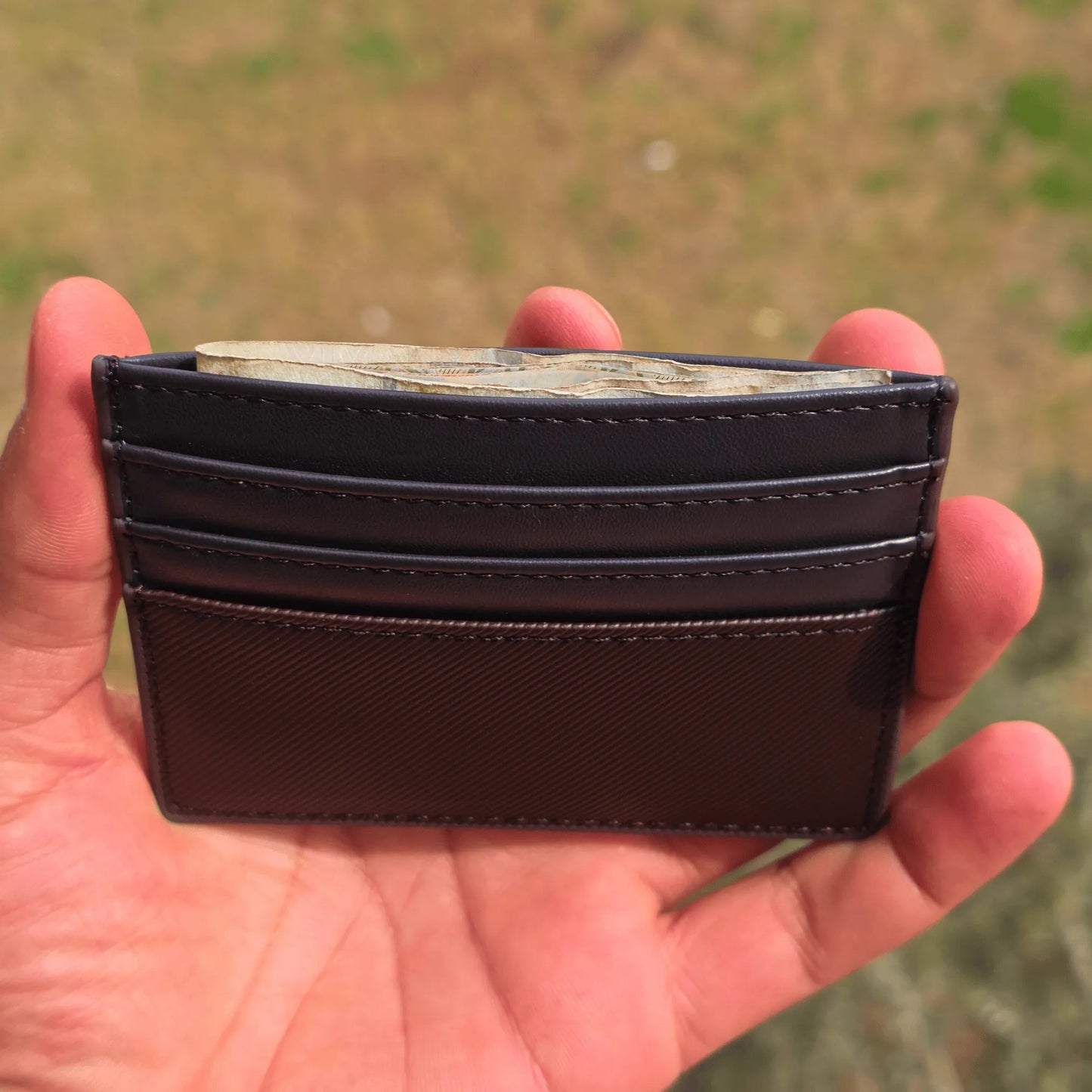 Calvin Klein brown card holder