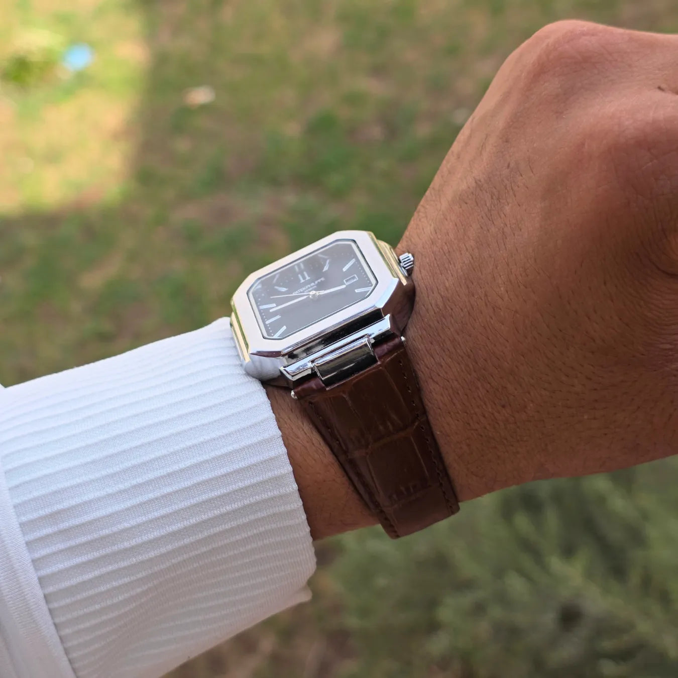 Patek Philippe Square Leather Strap