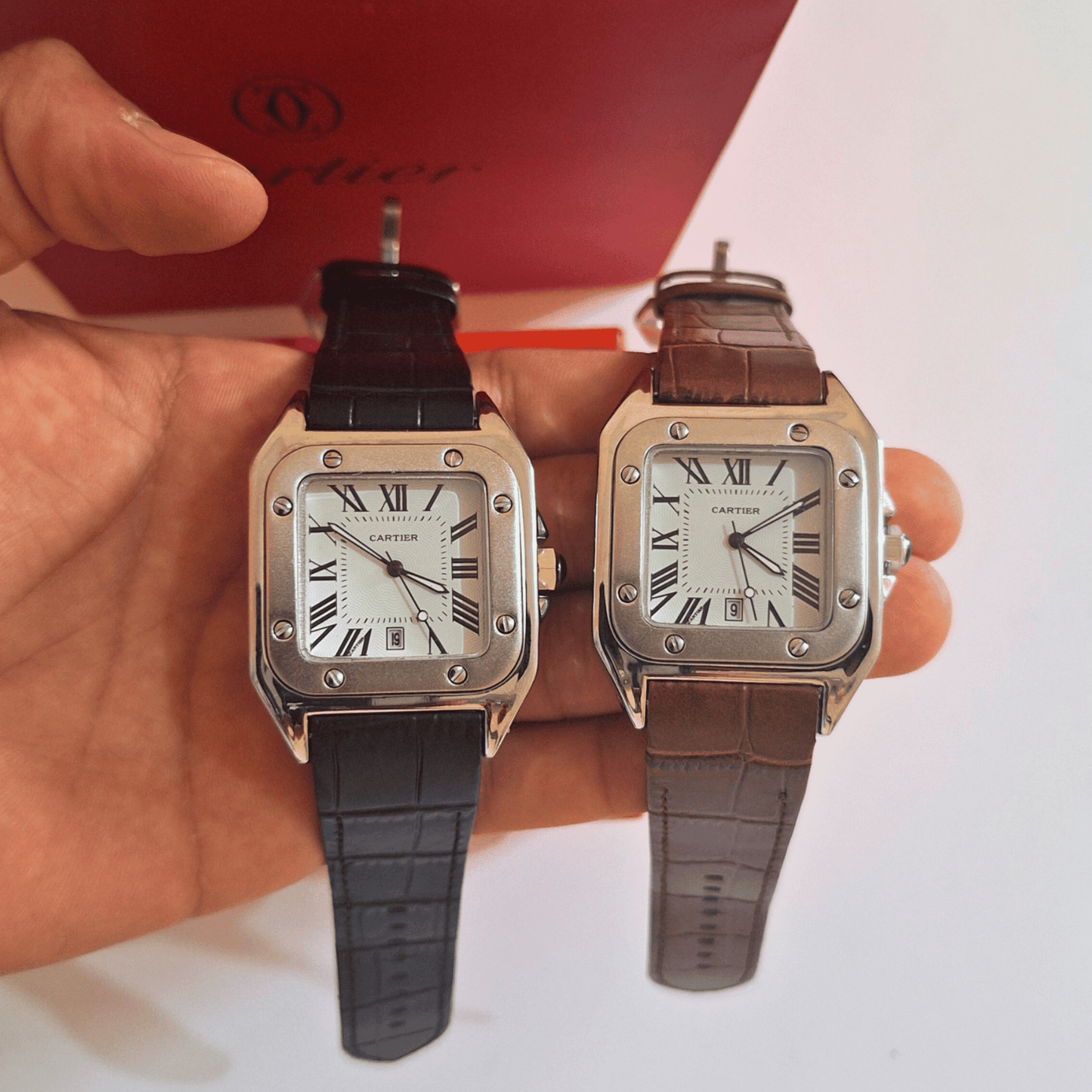 Cartier Santos Leather