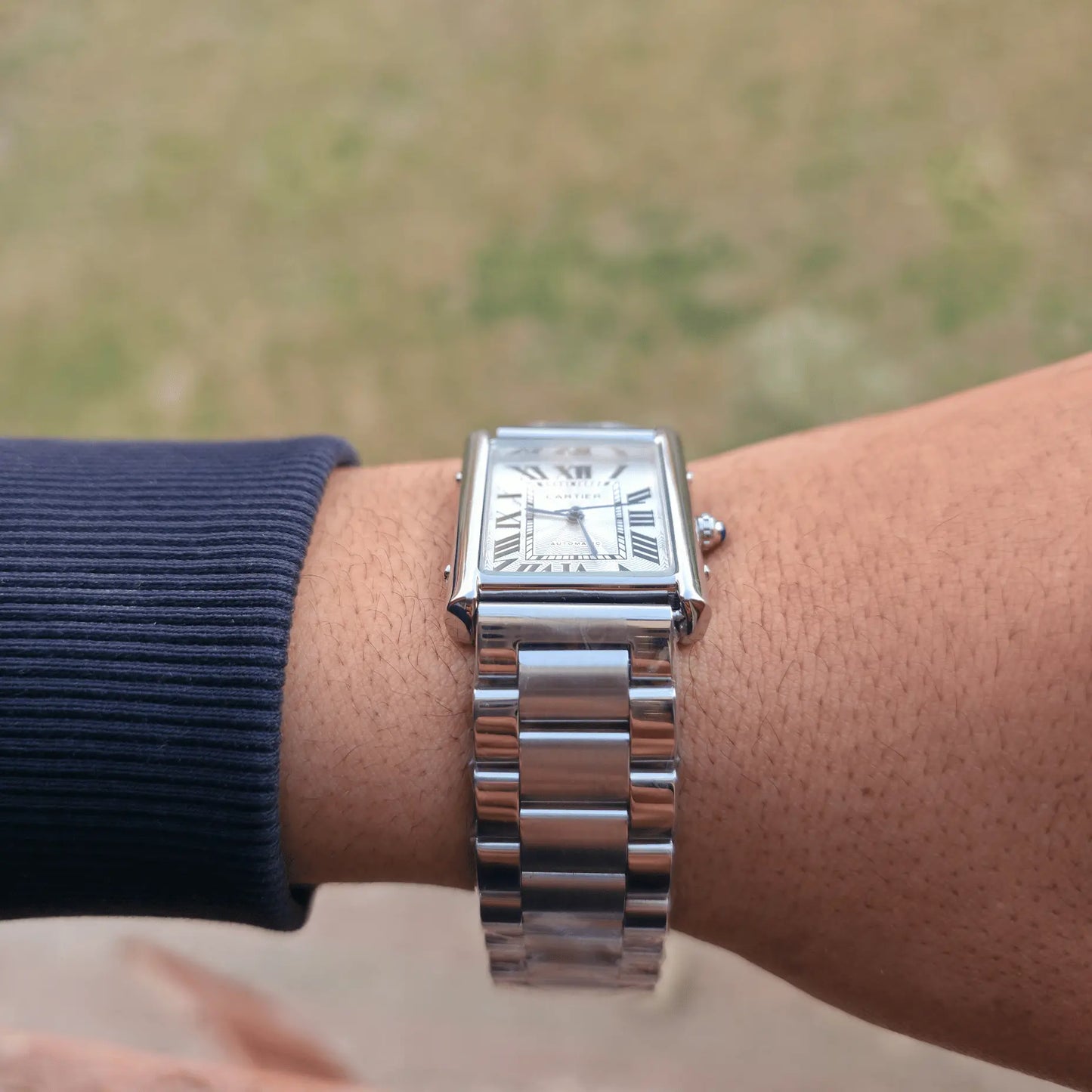 Cartier Tank Metal White - Silver