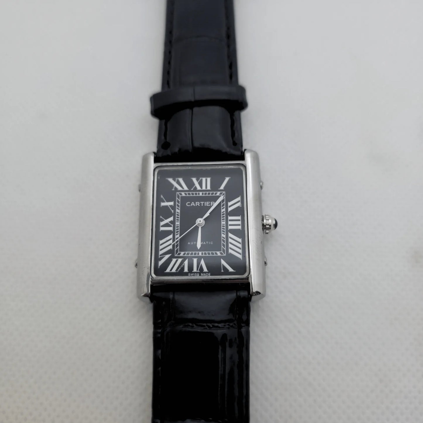 Cartier Tank Leather Black - Black
