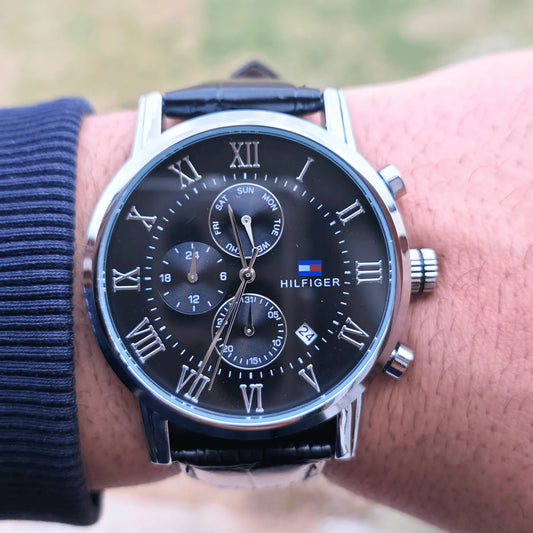 Tommy leather watch