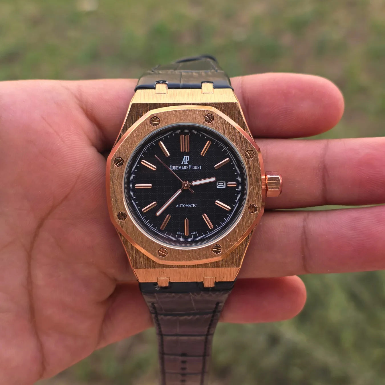 Royal Chrono Leather Watch