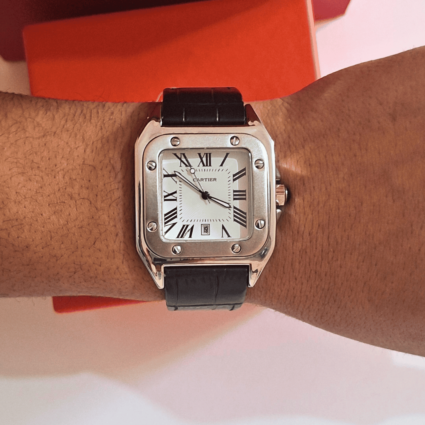 Cartier Santos Leather