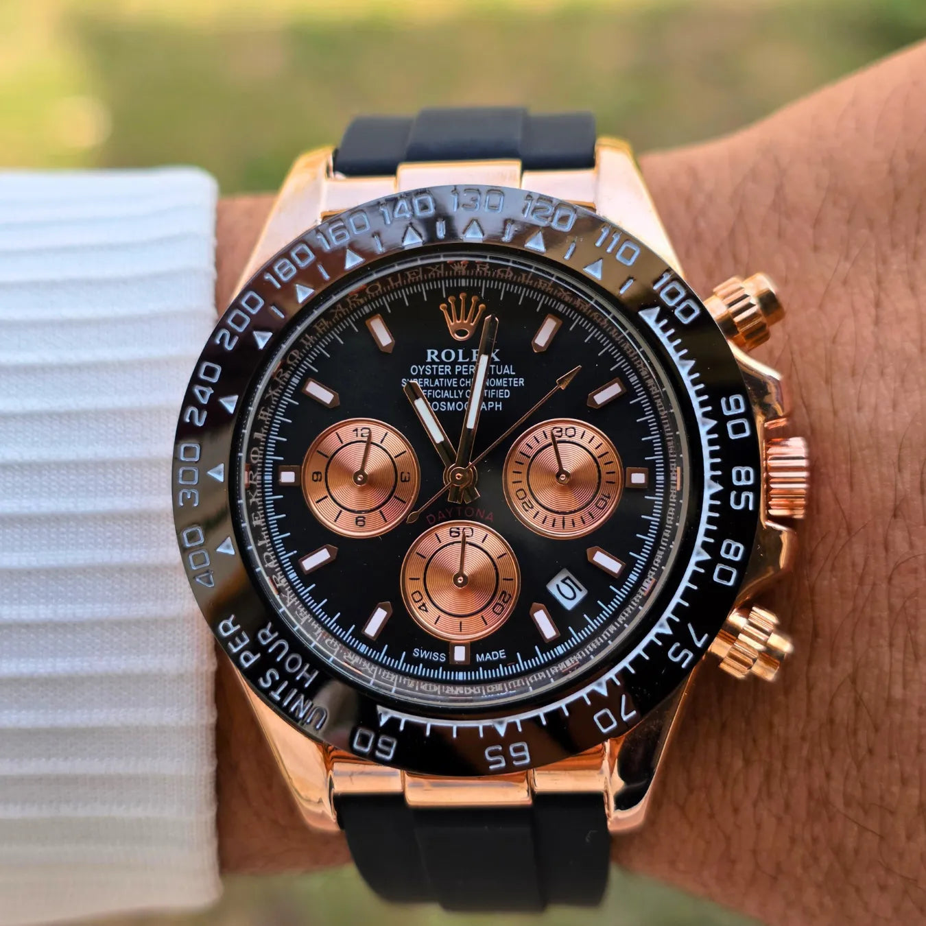 Rolex Rubber Open Case (semi automatic)