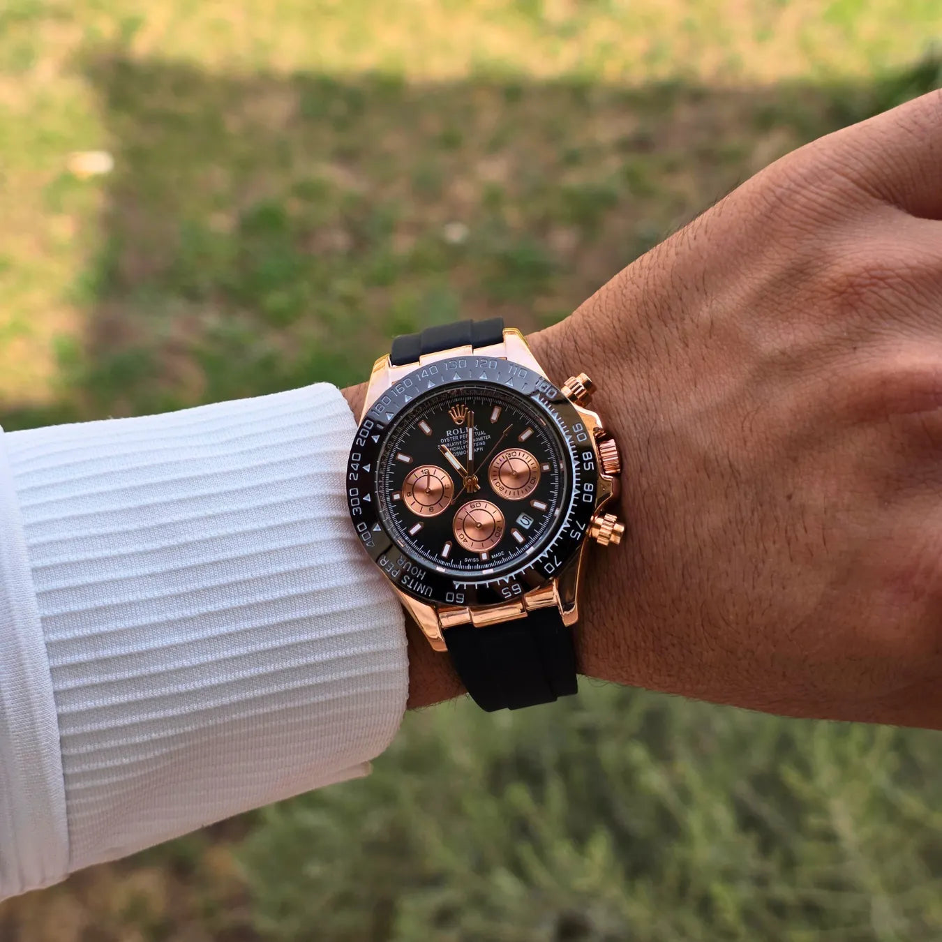 Rolex Rubber Open Case (semi automatic)