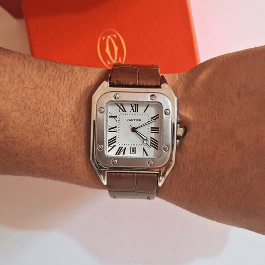 Cartier Santos Leather