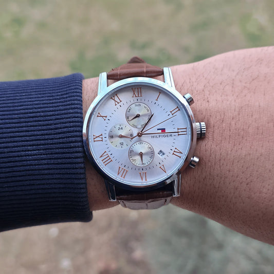 Tommy leather watch