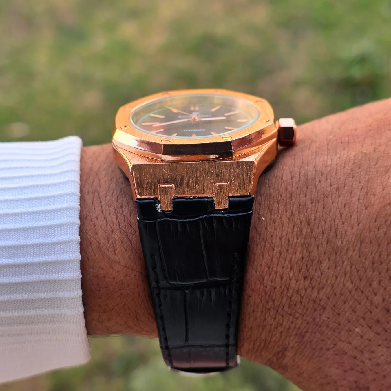 Royal Chrono Leather Watch