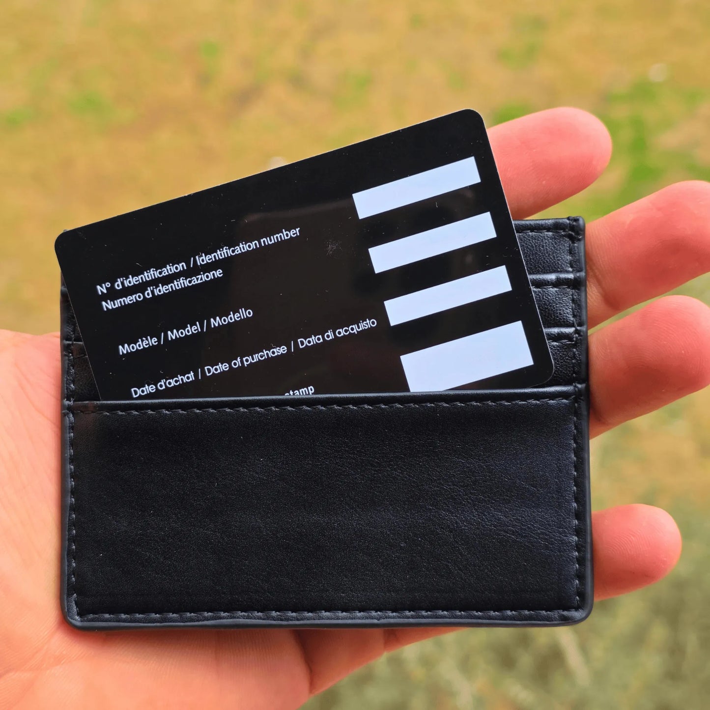 Tommy black card holder