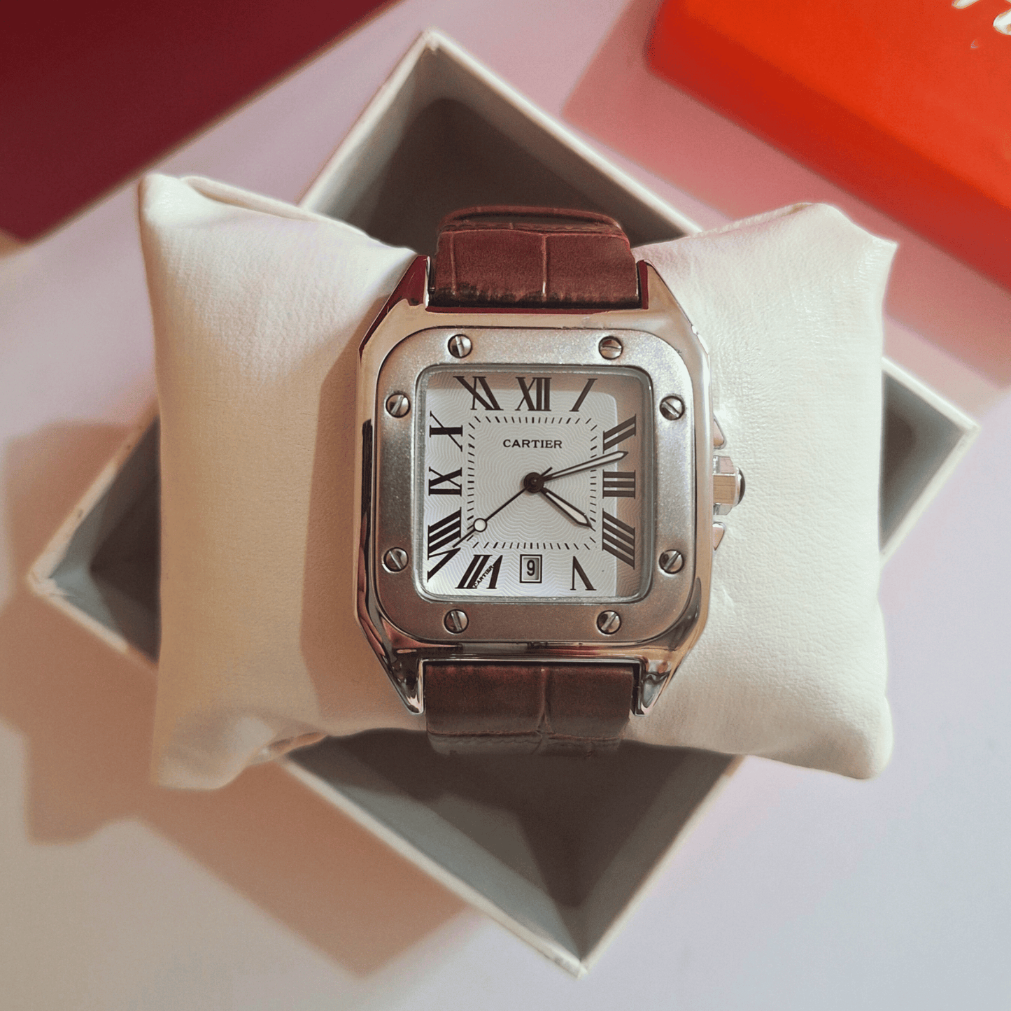 Cartier Santos Leather