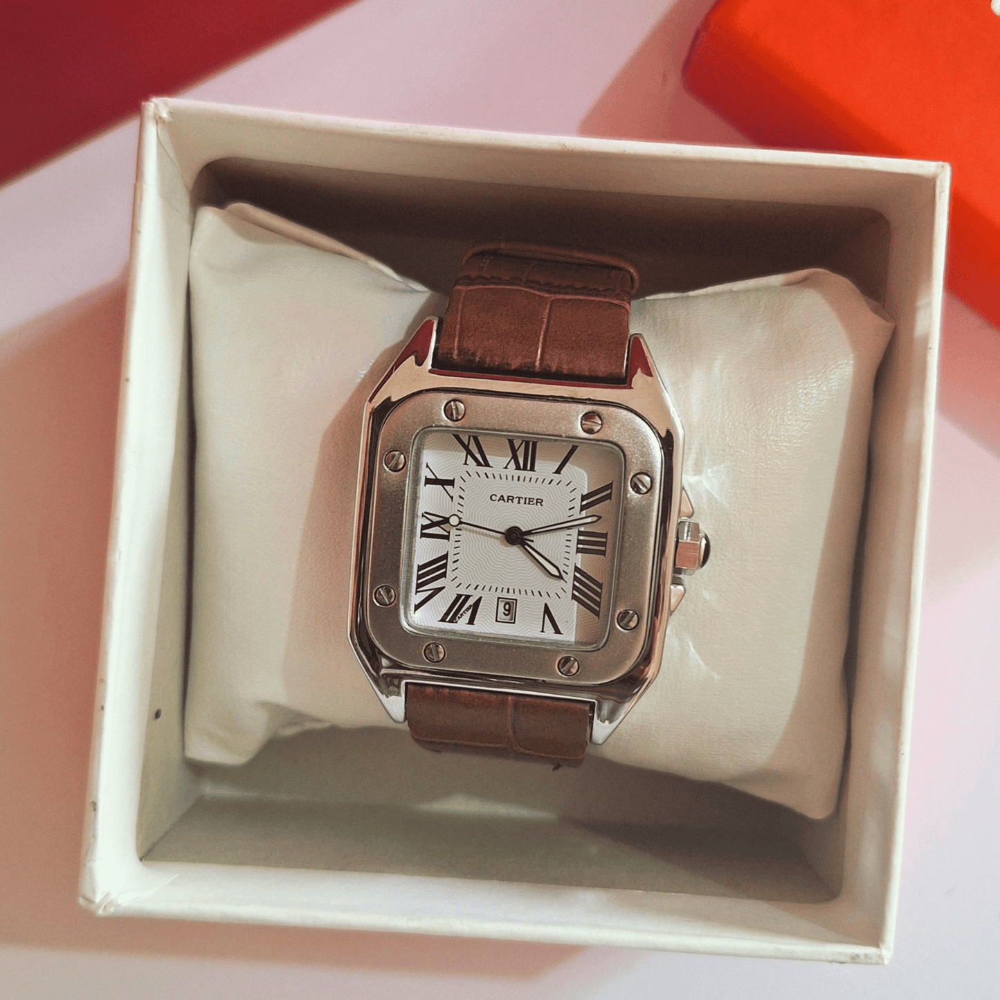 Cartier Santos Leather