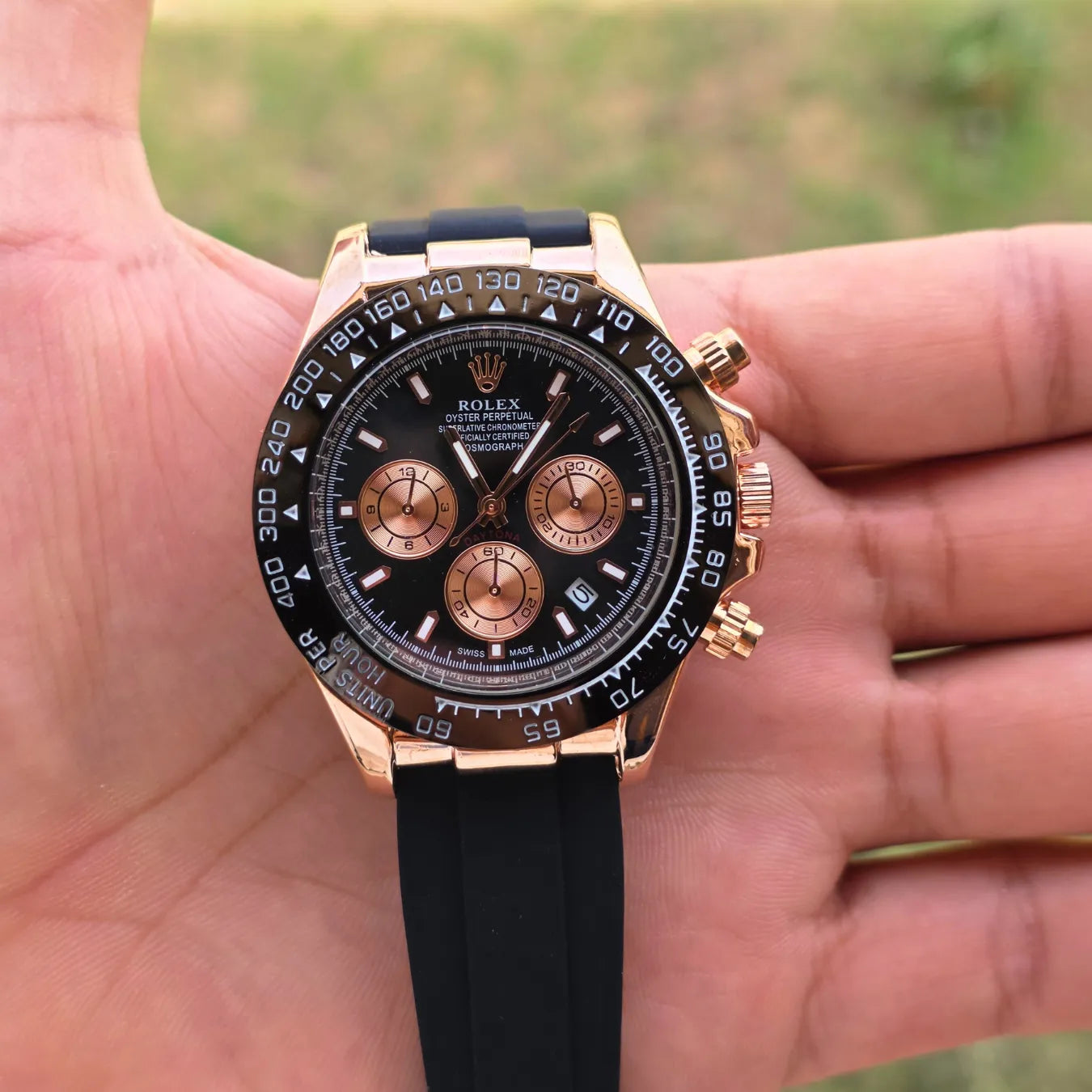 Rolex Rubber Open Case (semi automatic)