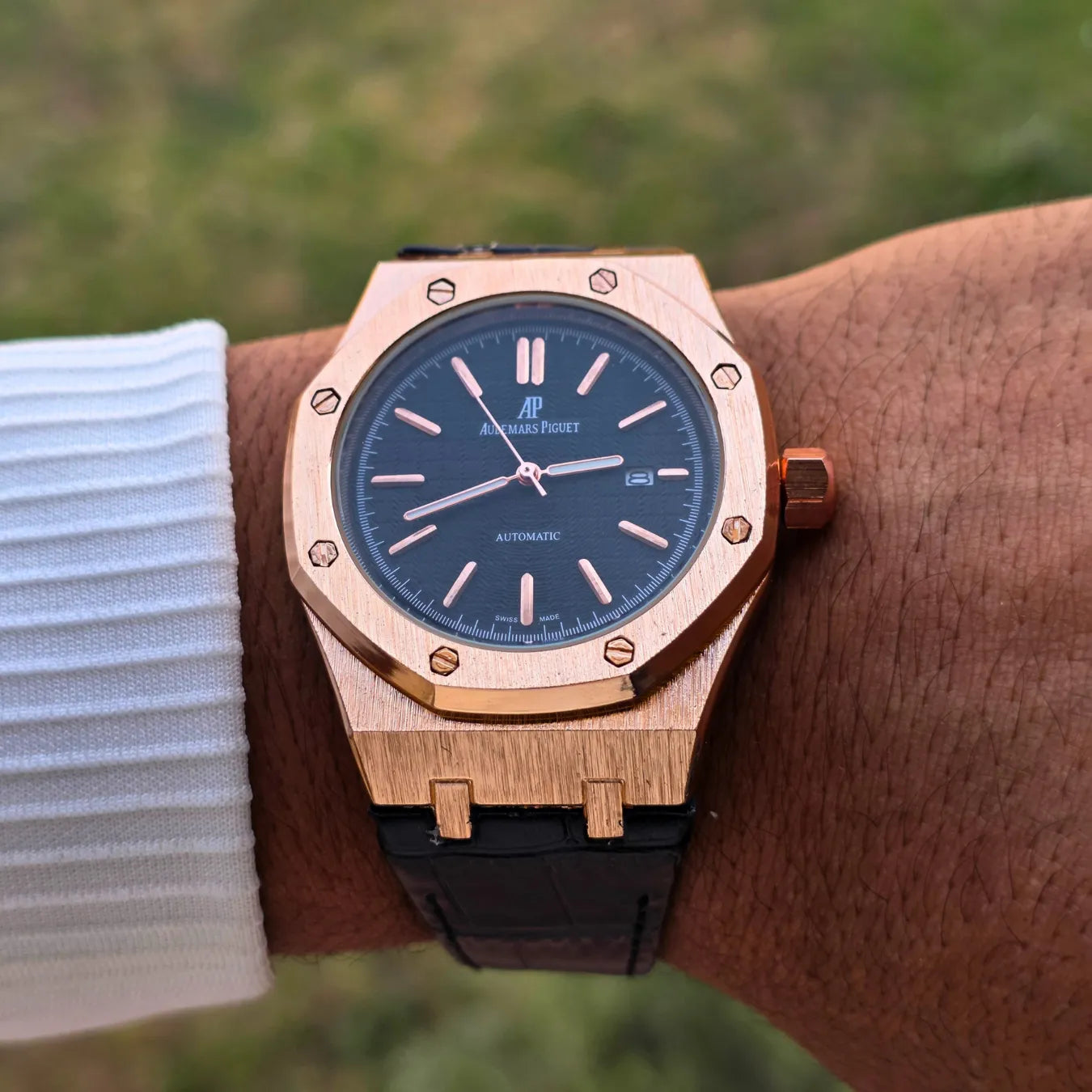Royal Chrono Leather Watch